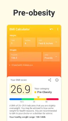 BMI Calculator android App screenshot 6